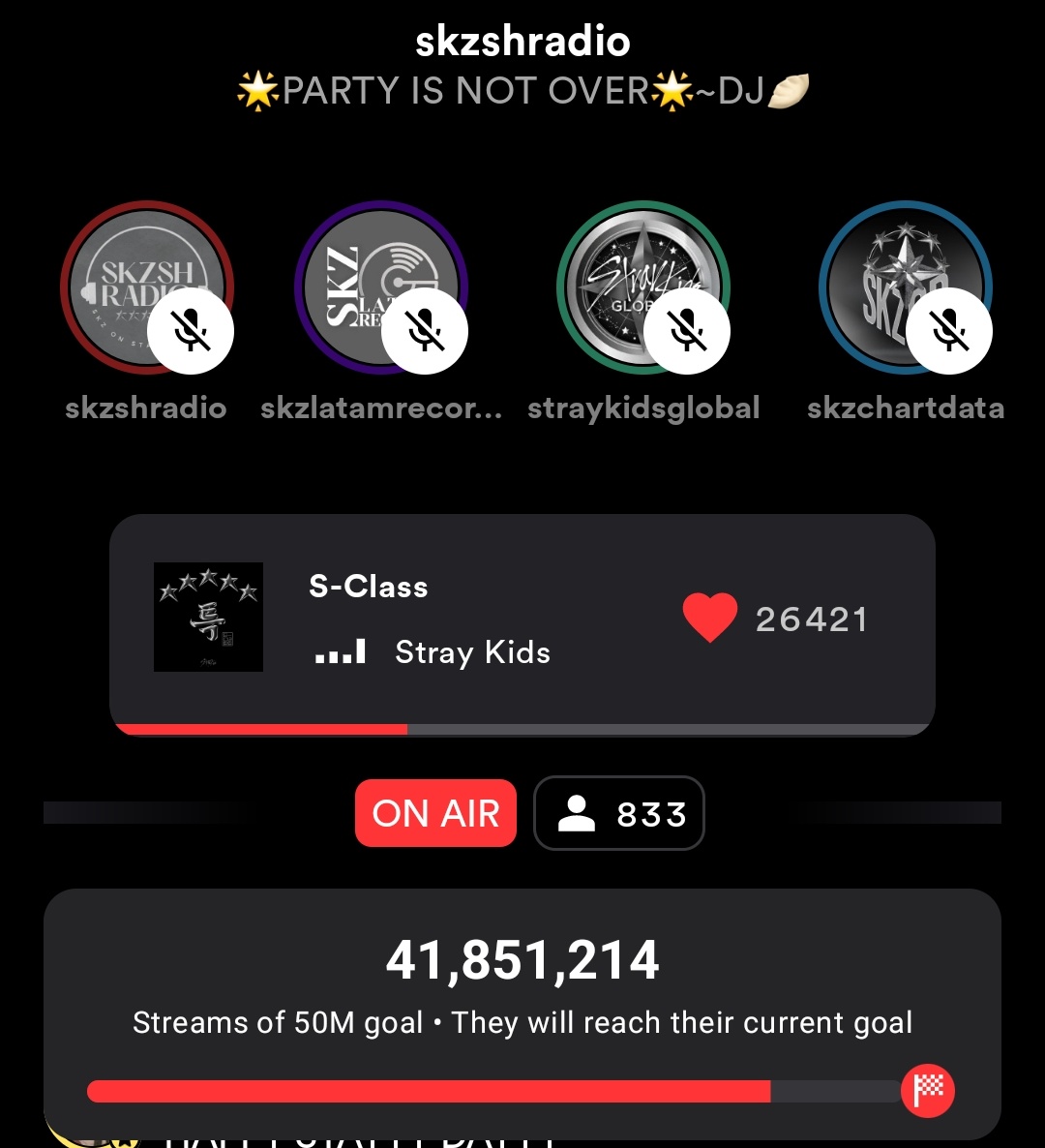 skzshradio's tweet photo. ⭐️Party is not Over for #S_Class ⭐️

Join us in celebrating STAY DAY!

Thank you @StrayKidsGlobal @skzchartdata @SkzLatamRecords for partying with us. Can we get 1k? 

#거뜬하게_5년째_STAY해
#FiveStarsForSTAY 

#StrayKids @Stray_Kids https://t.co/93xxmgSNRM