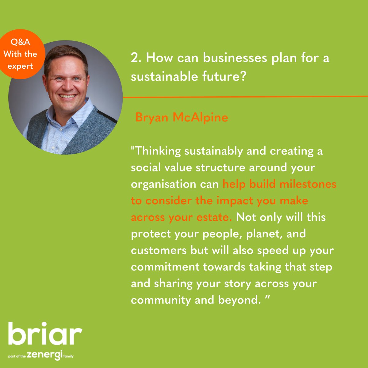 BriarAssociates's tweet image. Q&amp;amp;A with the Head of Sustainability - how can businesses plan for a sustainable future?

Take small steps, appoint an expert partner, &amp;amp; make decisions based on scientific facts.

Discover sustainable solutions👉 hubs.ly/Q01Zqb0w0

#greenersolutions