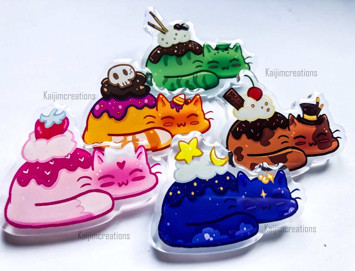 kaijimcreations's tweet photo. KIMTENS 🤠💕

These pins/brooches are now available on my etsy! 🥰[Link in bio]

#Lolitafashion #cute #kawaii #kitten #cats #lolita #Halloween2023 #macha #strawberry #Nightsky #chocolate https://t.co/Yl4UMIwVcq