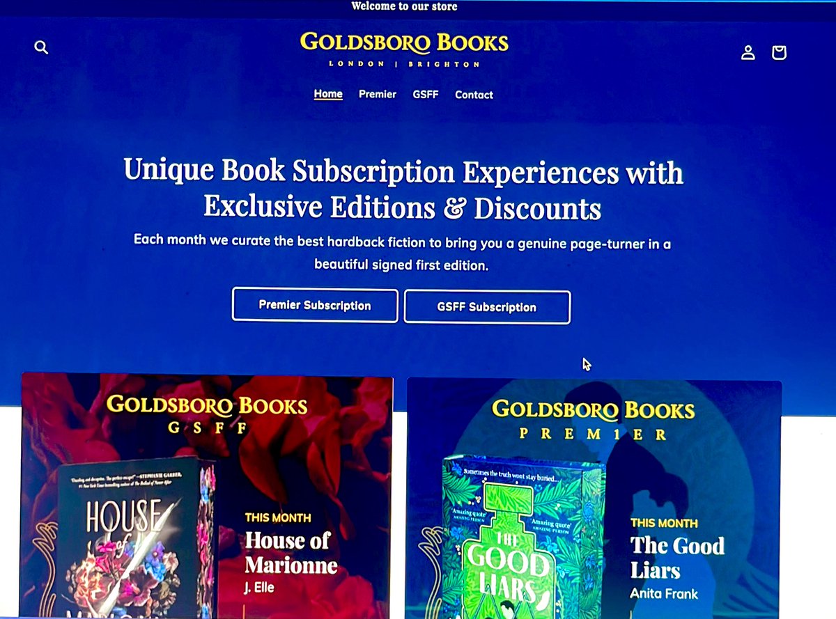 DavidHHeadley's tweet photo. Anyone who is a member of our book clubs at @GoldsboroBooks is in for a treat! So excited about our new platform! Our book clubs just got better!!
#bookcollector #signedfirsteditions #booklovers https://t.co/H1IaWBtThV