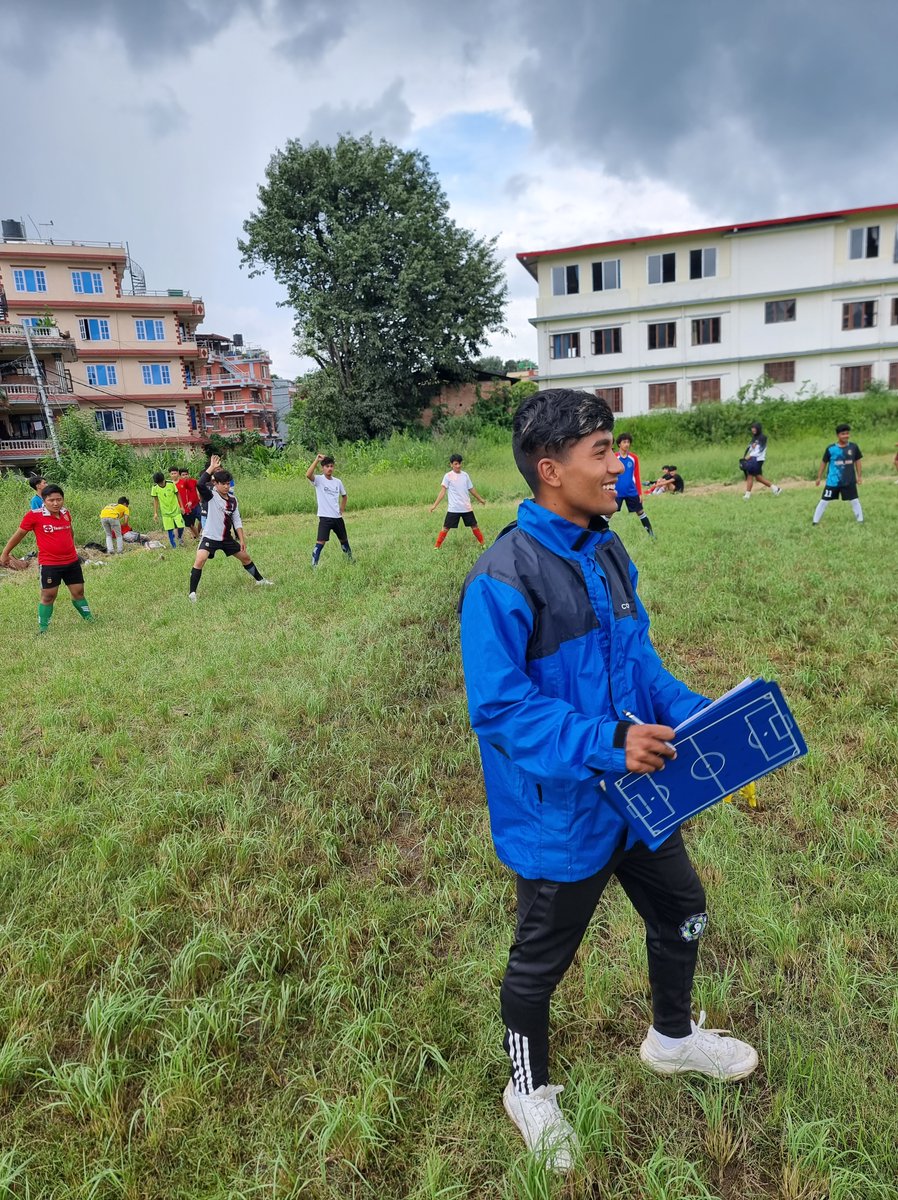 fcreale's tweet photo. Coach Anish in U19 Bhaktapur District Level Selection for SAFF U19 Championship 2023!

Last week, Coach Anish was also in U16 Selection ! https://t.co/DNaVrLYPol