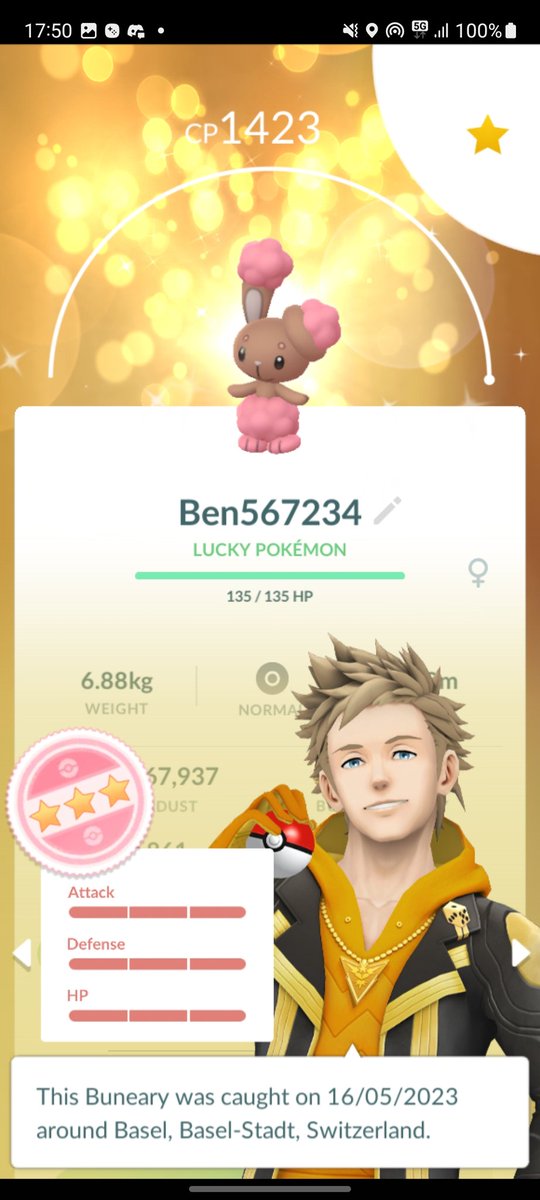 Cuuidadoo's tweet photo. Now i can finally stop asking for these in luckytrades :) thank you very much @ben567234 !!! #PokemonGO #maxoutmonday https://t.co/gFtckdckCk