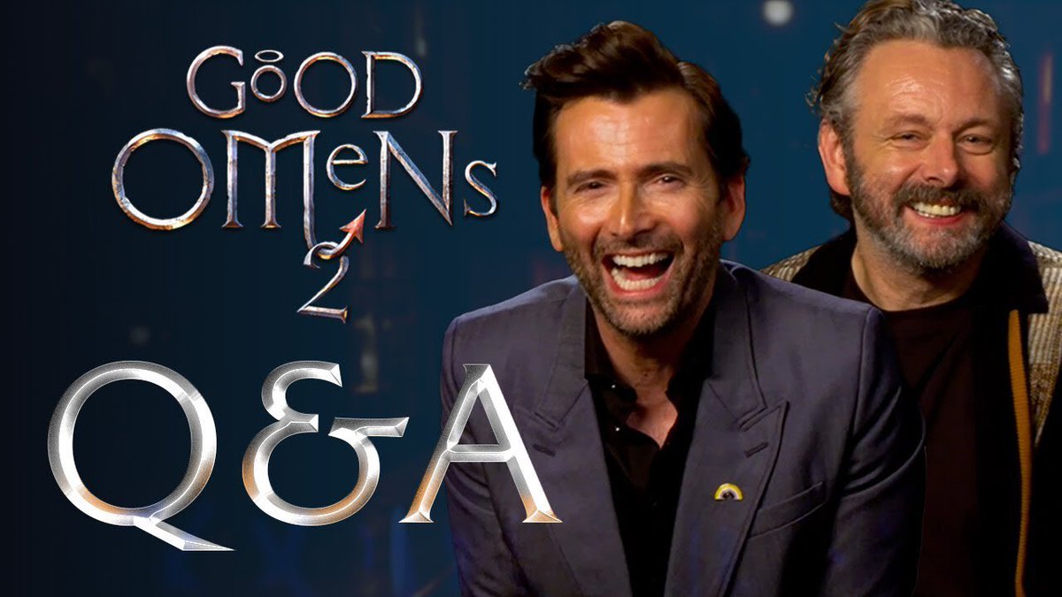 GoodOmensNews_'s tweet photo. The cast of Good Omens 2 answers some of our questions. 👀

🔗: https://t.co/CDbuhLR8pD

#GoodOmens #GoodOmens2 https://t.co/x5kdDTOS7z