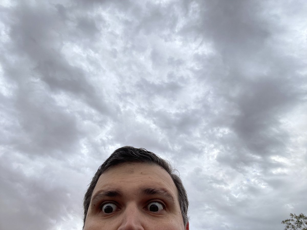 Dark clouds in the sky on the first day of school? #ominous 😂 Have a great first day everyone! #RISE #TeamSISD #SISD_CTE