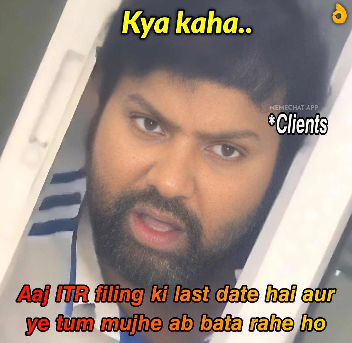 Reaction of Clients on the due date of return filing despite sending numerous reminders 😂
 
#IncomeTax #IncomeTaxReturn #IncomeTaxFiling #IncomeTaxPortal #tax #ITRDueDate #ITR #ITRs