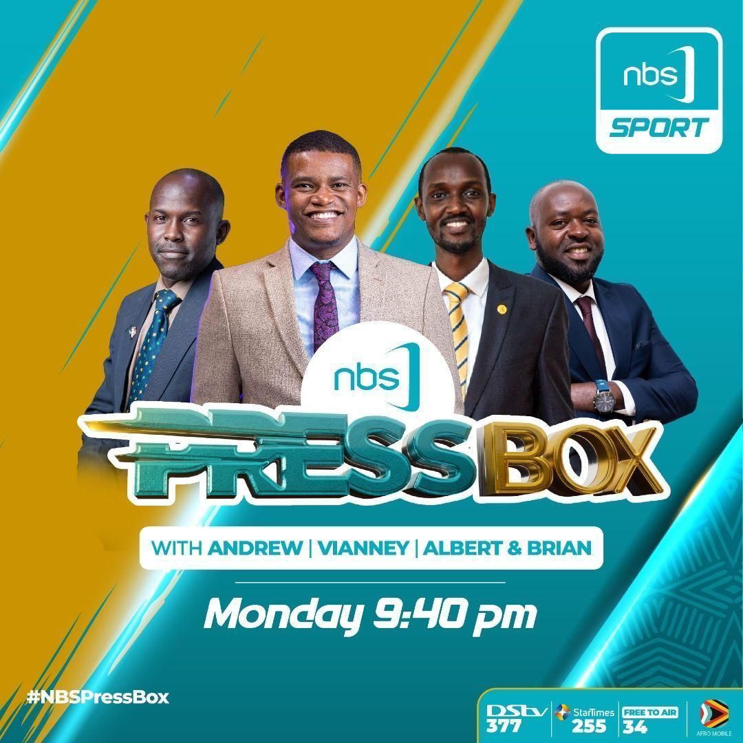 harry Rastafarian (@harry_rass) on Twitter photo NBS Press Box returns tonight as we host the #FUFA president <a href="/MosesMagogo/">Moses Hassim Magogo</a> to talk about the East Africa #PAMOJA bid and more
#NBSPressBox l <a href="/andrewkabuura/">Andrew Kabuura.</a> l <a href="/briantukaa/">Brian Tuka</a> l <a href="/kabengejose/">Kabenge Yusuf</a> l #ChampioningUgandanSport #NBSportUpdates NBS Press Box returns tonight as we host the #FUFA president <a href="/MosesMagogo/">Moses Hassim Magogo</a> to talk about the East Africa #PAMOJA bid and more
#NBSPressBox l <a href="/andrewkabuura/">Andrew Kabuura.</a> l <a href="/briantukaa/">Brian Tuka</a> l <a href="/kabengejose/">Kabenge Yusuf</a> l #ChampioningUgandanSport #NBSportUpdates