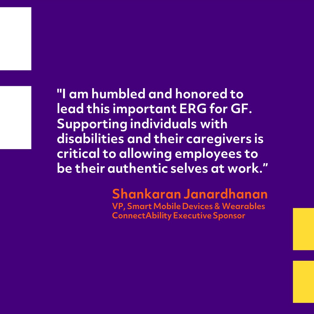 GlobalFoundries's tweet photo. GF is excited to announce the launch of our newest Employee Resource Group, ConnectAbility! Swipe to learn more about our 10th ERG.
#employeeresourcegroups #equity #inclusion https://t.co/MgYBW5noU8