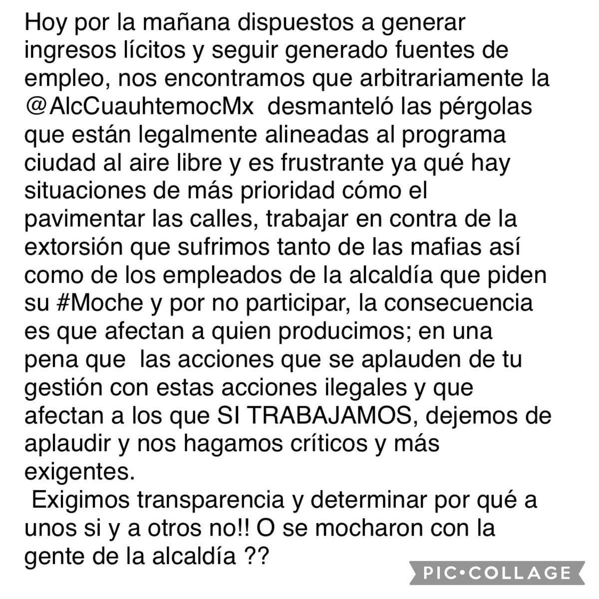 buchona_s's tweet photo. @SandraCuevas_ @LaColoniaJuarez @PoderCiudadTV @nmas @AztecaNoticias @eleconomista @ElFinanciero_Mx @ImagenTVMex @Imagen_Mx @AlcCuauhtemocMx https://t.co/DepGiEeMNi
