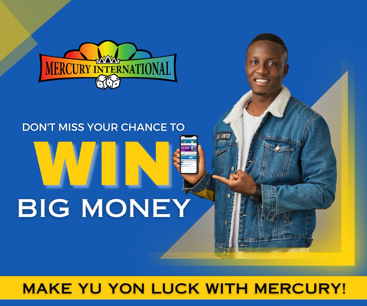 The best luck of all is the luck you make for yourself. If yu nɔ play, yu nɔ go win! WIN big with Mercury EVERI day!🙌🏾 mercurybet.com  #mercurylotto #sierraleone #bonusking