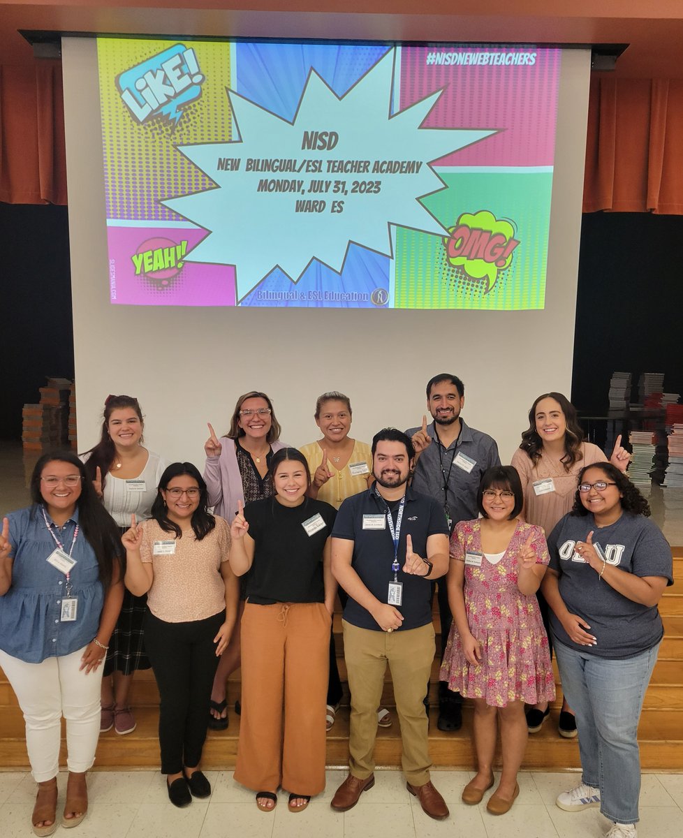 NisdBILESL's tweet photo. May their first year as bilingual/ESL teachers be full of wonderful experiences. Thank you for choosing @NISD as your very first district! 🩷👨‍🏫👩‍🏫  @NISDElemCI #NISDnewEBteachers https://t.co/NUKaF0jLPq