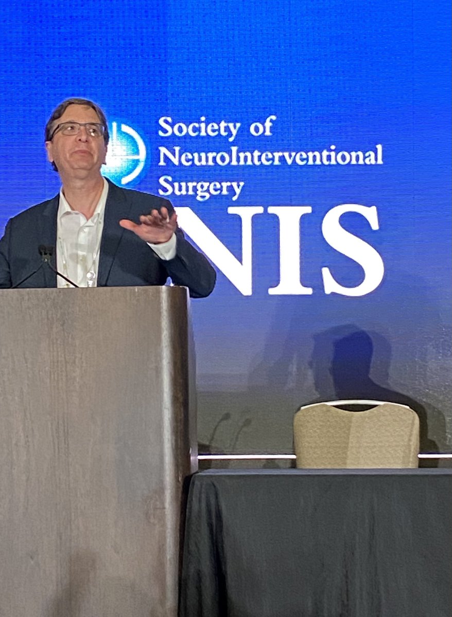 And so it begins. 8:30 am, right on the schedule.. 20th  @SNISinfo Annual Meeting San Diego!!! ☀️“Neurointervention in 20 years”.. part 1 - how cool is that!! 🚀 @SNISinfo @JMoccoMD @MVJayaraman @JAGrossbergMD @MajidiShahram @PeterKa80460001 Drs Saver, Wolfe, Choe and Orbach