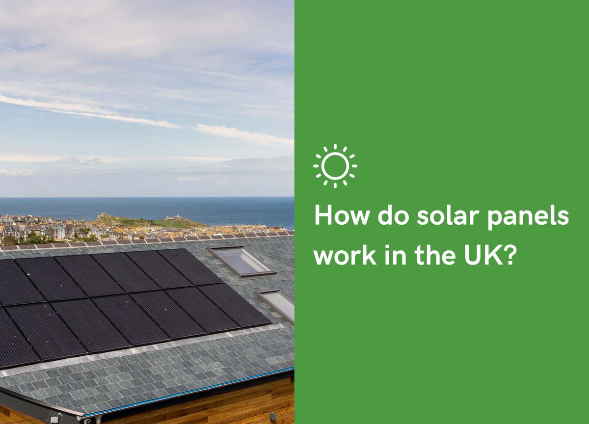 CrgDirectSolar's tweet image. Ever wondered how solar panels work in the UK? It's all about harnessing sunlight to produce electricity.

Read our simple explanation here: crgdirect.co.uk/how-do-solar-p…