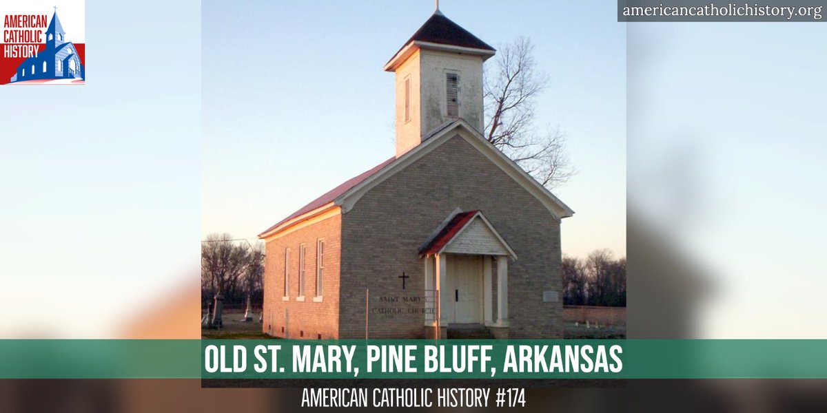 sqpn's tweet image. 🌟 Discover St. Mary's Church in Pine Bluff, AR – the oldest church in the state, built on a barge in 1782! 🏰 Despite its small size, overcoming challenges, it stands tall as a symbol of perseverance. 🙏 Plus a potential saint's grave! 🕊️ #Historyhttps://starquest.fm/ACH174