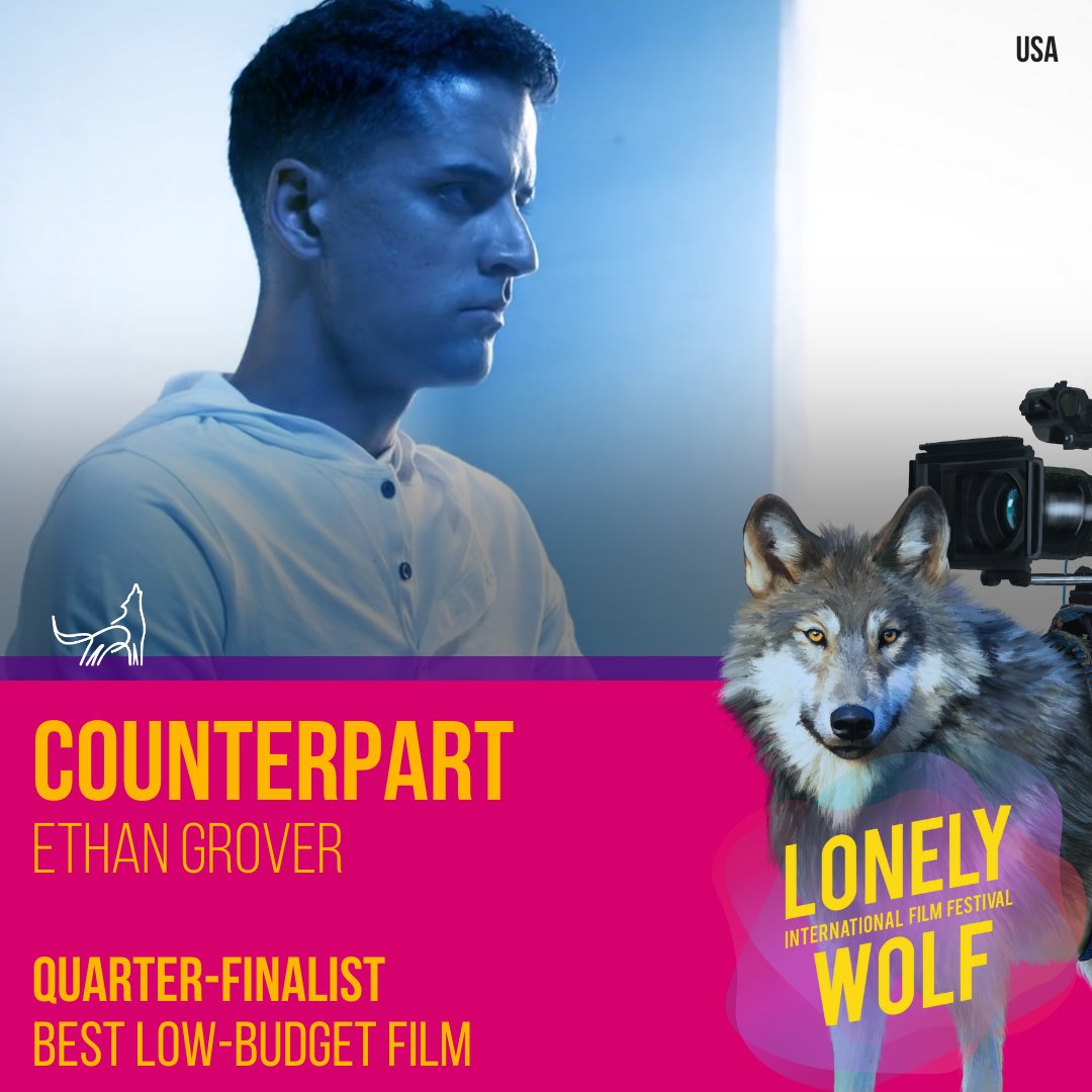Congratulations, @ethangrover for becoming an Alpha in our wolfpack this 2023 Summer Edition! COUNTERPART is spectacular! Nominated for Best Low-Budget Film! Oo-oo-owooooo!!