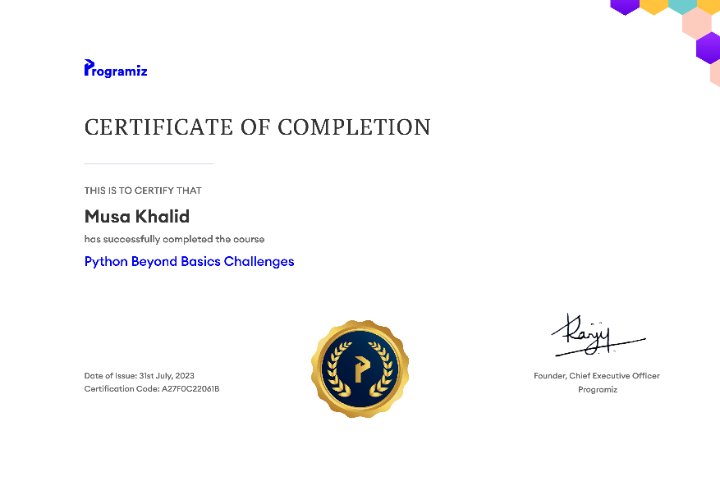 mkalbani96's tweet image. programiz.pro/certificates/d… #Programiz