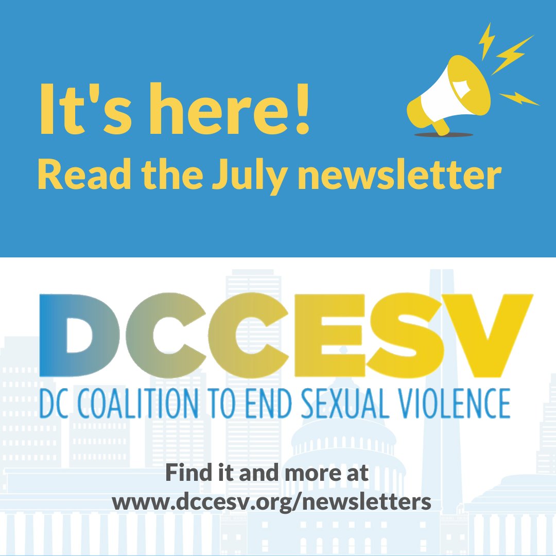Check out our latest newsletter featuring upcoming coalition member events, a book review of #WrittenontheBody, the work of our new members <a href="/ThePersonCenter/">The Person Center</a> &amp; <a href="/CASAofDC/">CASA of DC</a>, and recent community conversations facilitated by our coalition members. Read it here: dccesv.org/newsletters