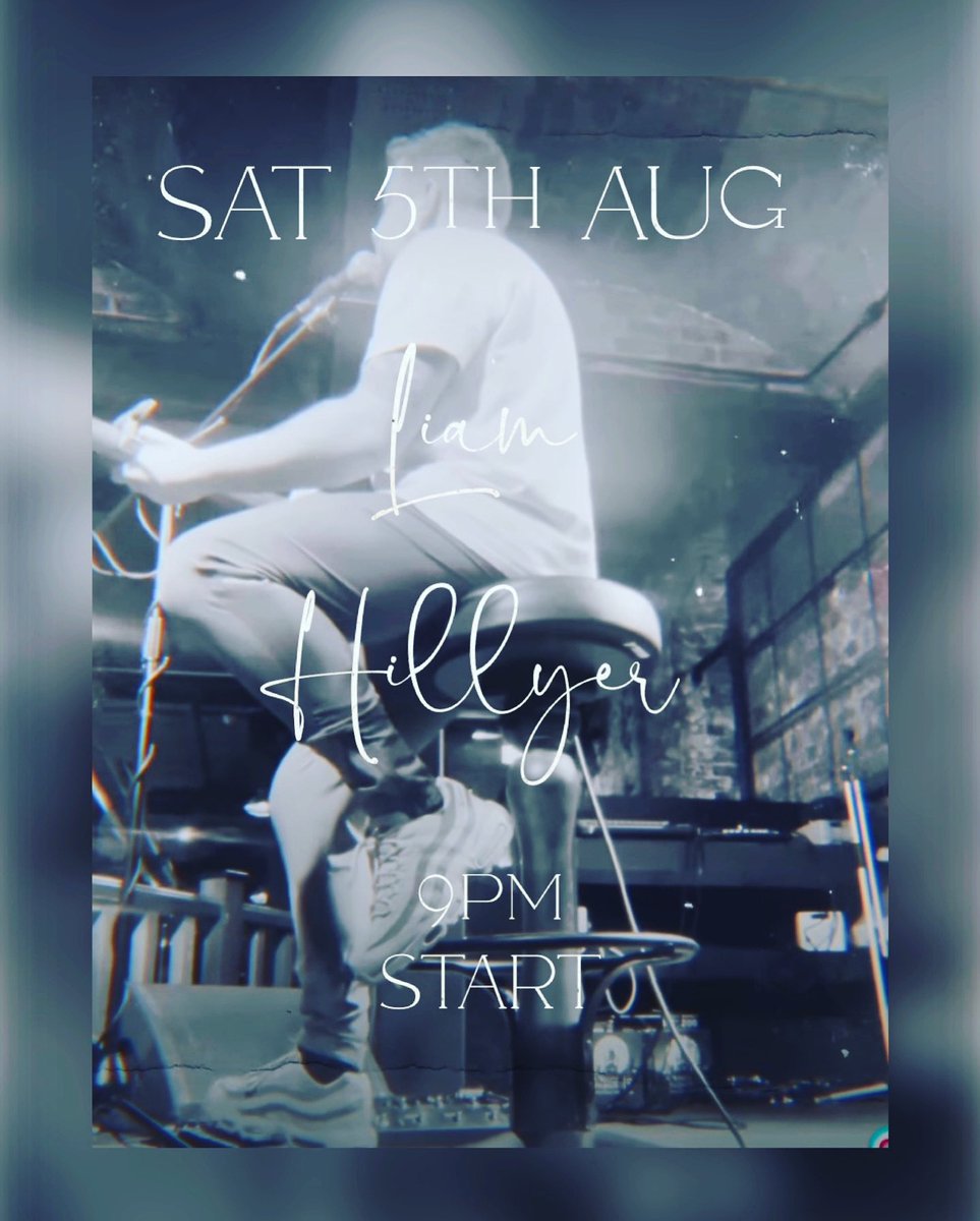 TWO LIVE ACTS EVERY SATURDAY THROUGHOUT AUGUST
4pm outside in Garden Room rain/ hail or shine 
Then 9pm inside if raining outside if the sun’s shining ☀️🙏