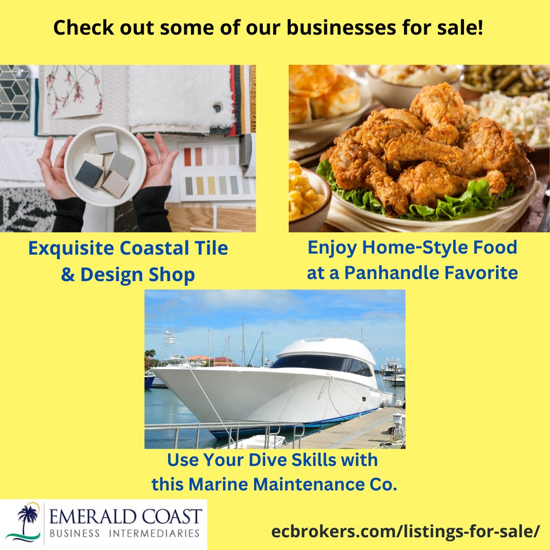 ECBrokers's tweet photo. #beyourownboss, #sellyourbusiness, #emeraldcoast https://t.co/w2BtVDpTjZ