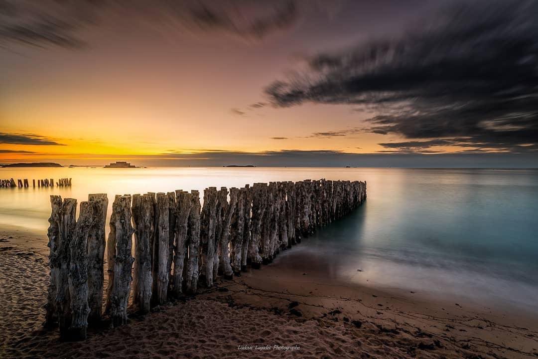 Belle semaine à tous depuis la plage du Sillon à Saint Malo 😉