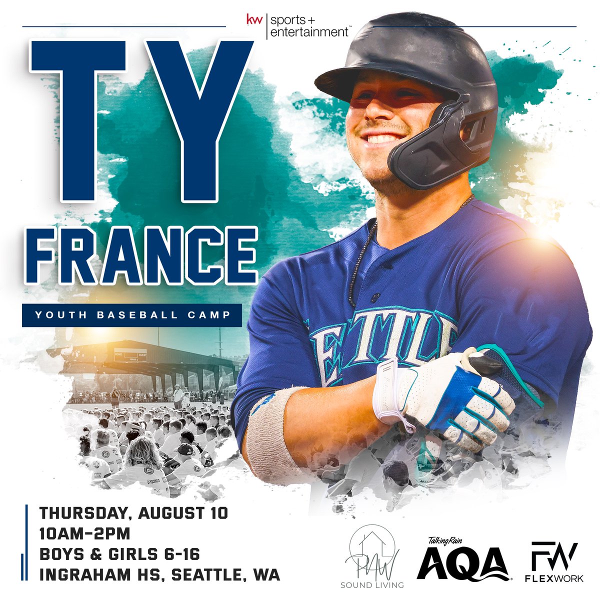 FlexWork Sports Mgt. (@flexworksports) on Twitter photo Gearing up more baseball w/ Ty France at Ingraham HS in Seattle, WA on August 10th! Don't miss out on this opportunity to learn from a MLB ALL-STAR... use the following link to sign-up for an unforgettable day of play: flexworksports.com/event-details/… #FWS <a href="/dashawn_patrick/">DaShawn Patrick</a> Gearing up more baseball w/ Ty France at Ingraham HS in Seattle, WA on August 10th! Don't miss out on this opportunity to learn from a MLB ALL-STAR... use the following link to sign-up for an unforgettable day of play: flexworksports.com/event-details/… #FWS <a href="/dashawn_patrick/">DaShawn Patrick</a>