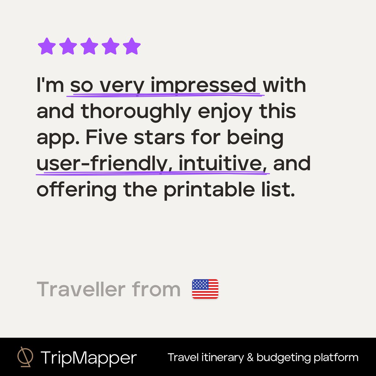 TripMapper tweet media