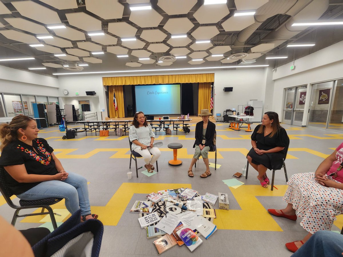AISD_Frankie's tweet photo. Thank you @iblubman and @AustinISD Sanchez Elementary for having me support with their leadership team. #CircleProcess #TreatmentAgreements https://t.co/SbplyOCFur