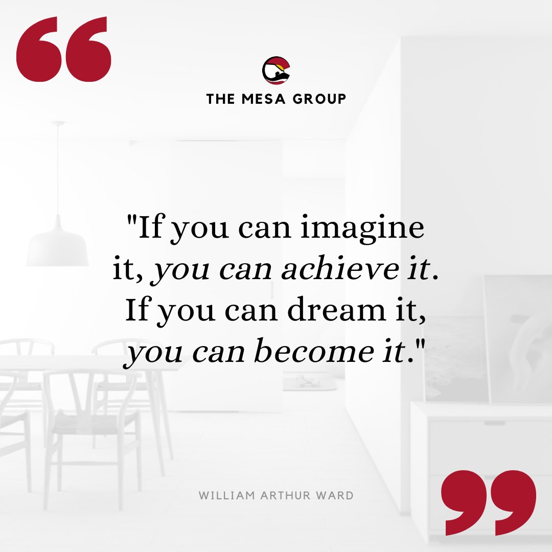 MesaGroupKW's tweet photo. Turn your imagination into reality, one step at a time 🌟

#mondaymotivation #realestate #grandjunction #kellerwilliams #mesagroup https://t.co/hyK0u6ZMvT