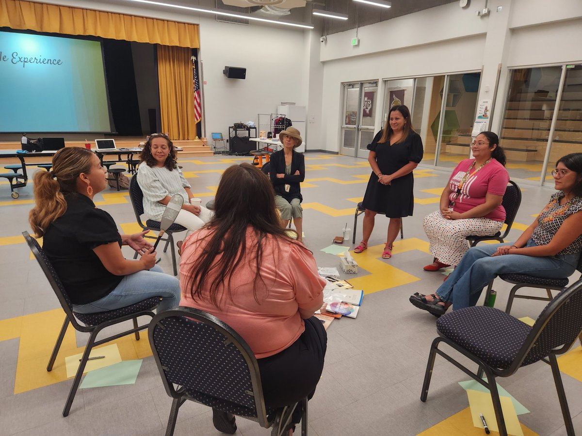 AISD_Frankie's tweet photo. Thank you @iblubman and @AustinISD Sanchez Elementary for having me support with their leadership team. #CircleProcess #TreatmentAgreements https://t.co/SbplyOCFur
