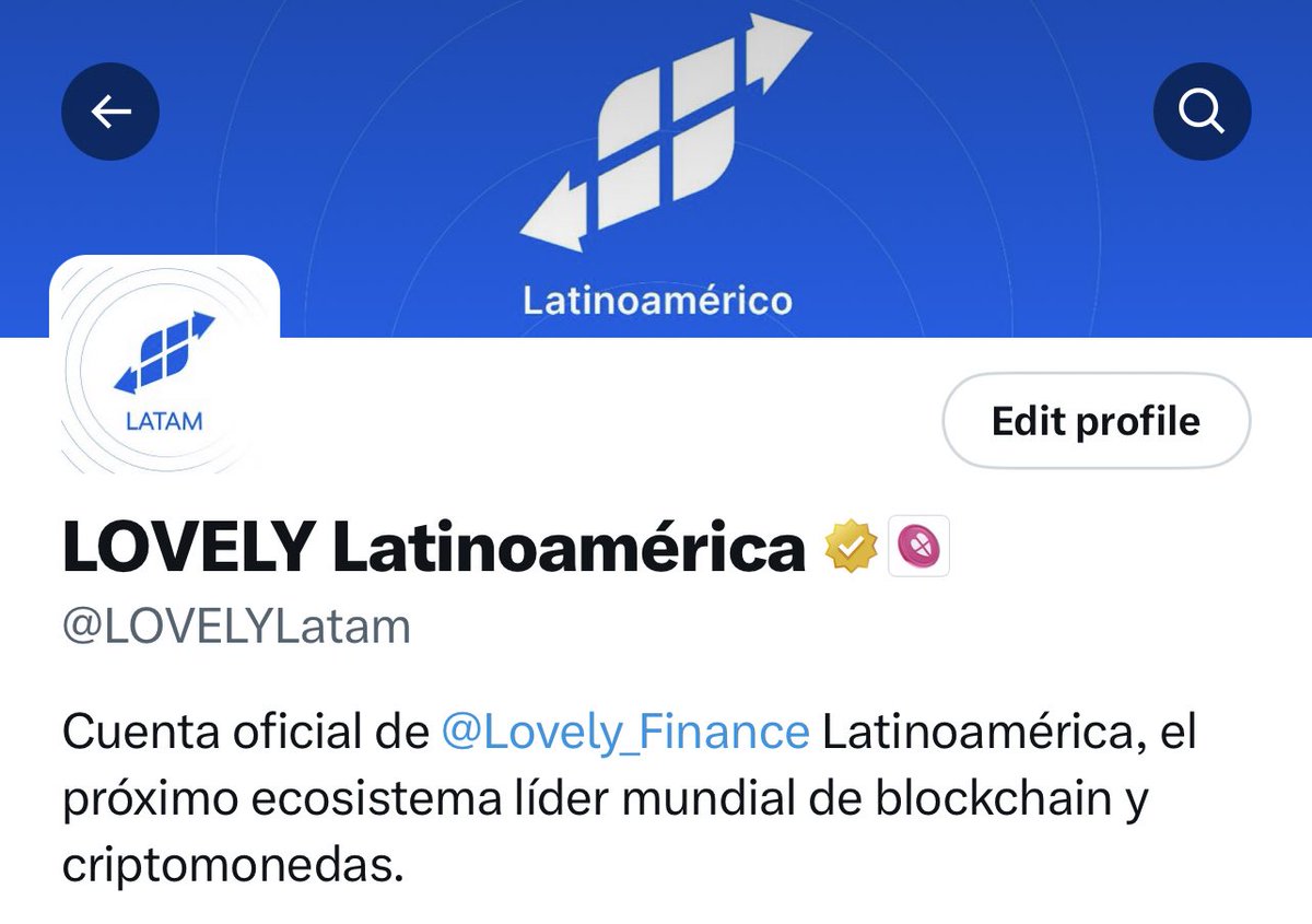 Esta cuenta está oficialmente afiliada a @Lovely_finance 🎊

#LovelyInu #Criptomonedas #Latinoamérica