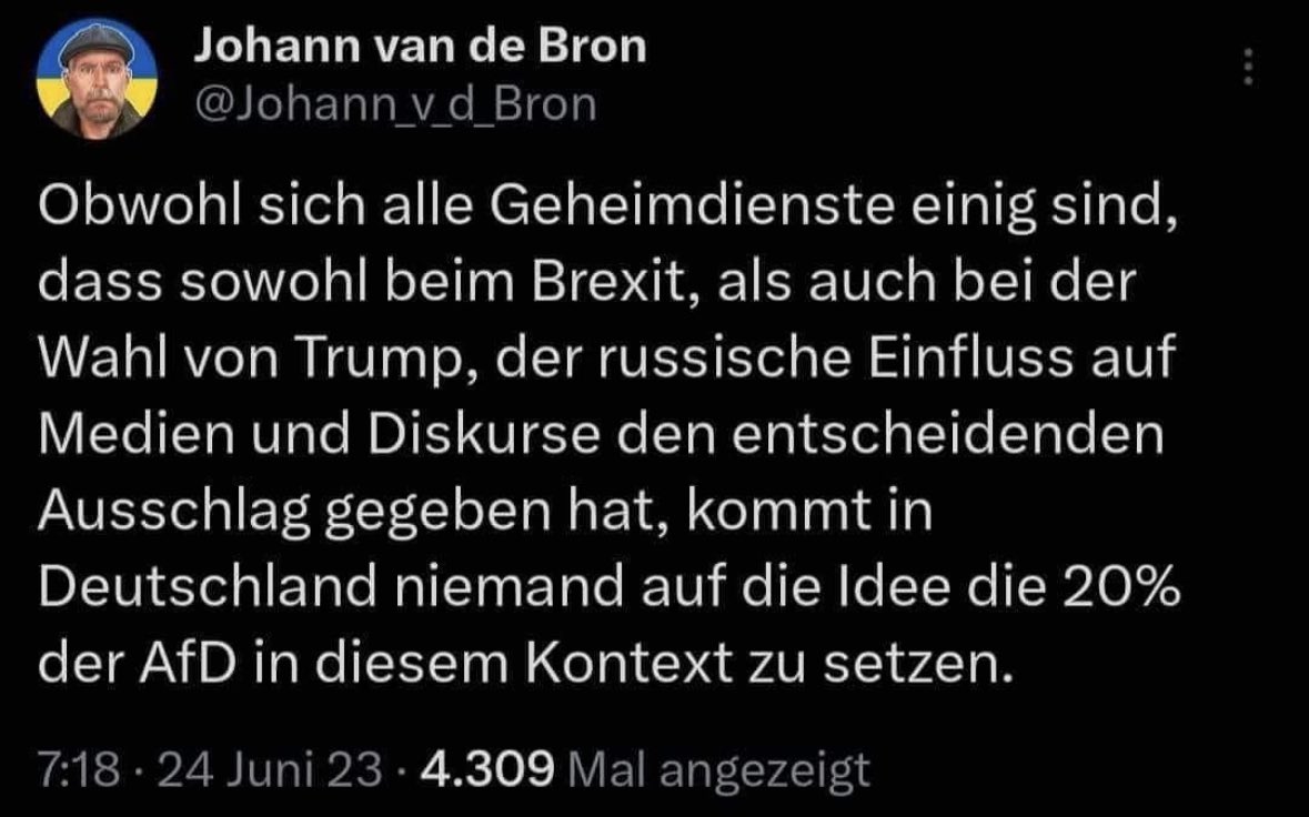 polenz_r's tweet photo. Zumal das europapolitische Programm der AfD direkt aus dem Kreml stammen könnte. https://t.co/s1yM5rF7If