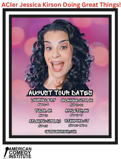 Jessica Kirson took our Stand-Up Comedy Workshops! Be sure to catch one of her shows, they sell out fast!! 
YAAAY Jessica! 🔥🔥🔥

#jessicakirson #standupcomedy #americancomedyinstitute #stephenrosenfield #masteringstandupthebook #nycomedyschool #standupcomedyworkshops