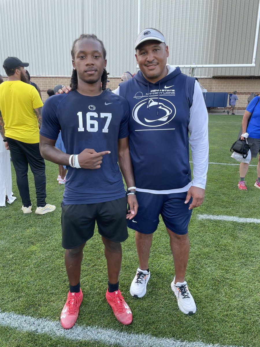 alldayajt9's tweet photo. Some clips @PennStateFball camp this past weekend. Thank you @coachseider https://t.co/oWcbafv4Fo