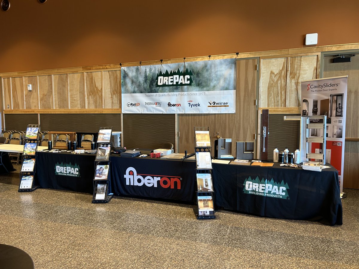 OrePacProducts's tweet photo. Despite getting rain for more than 2/3rds of the year, the clouds parted over Sitka, Alaska for the entire 3 days of the 2023 SBS Contractor Show! Roman from Fiberon joined OrePac's Sean Dexter for the show, which also gave attendees a chance to enjoy a day on the water fishing. https://t.co/2JrGERBXDg