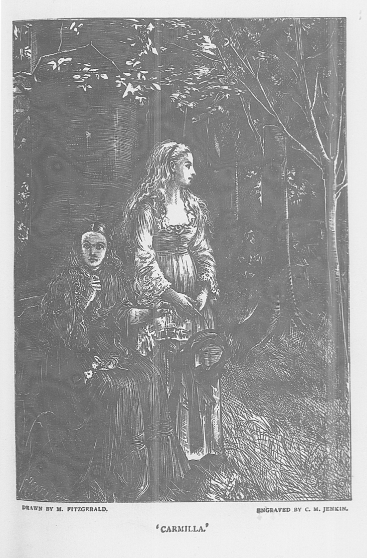 Thanks, Lucy and <a href="/HiItsLindsay_/">Lindsay ✌❤☕</a> for having me on <a href="/GhoulfriendPod/">Ghoulfriends Podcast</a> this week! Now everyone go read Carmilla.  

(Image from Carmilla's original run in The Dark Blue, Jan. 1872)