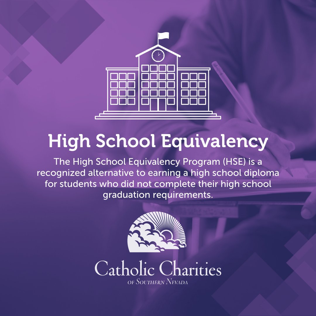 CathCharitiesNV's tweet image. Unlock new opportunities and take control of your education with our High School Equivalency Program. Reach out to us today at 702-215-4732 to explore the possibilities. 

#CatholicCharities #MigrationServices