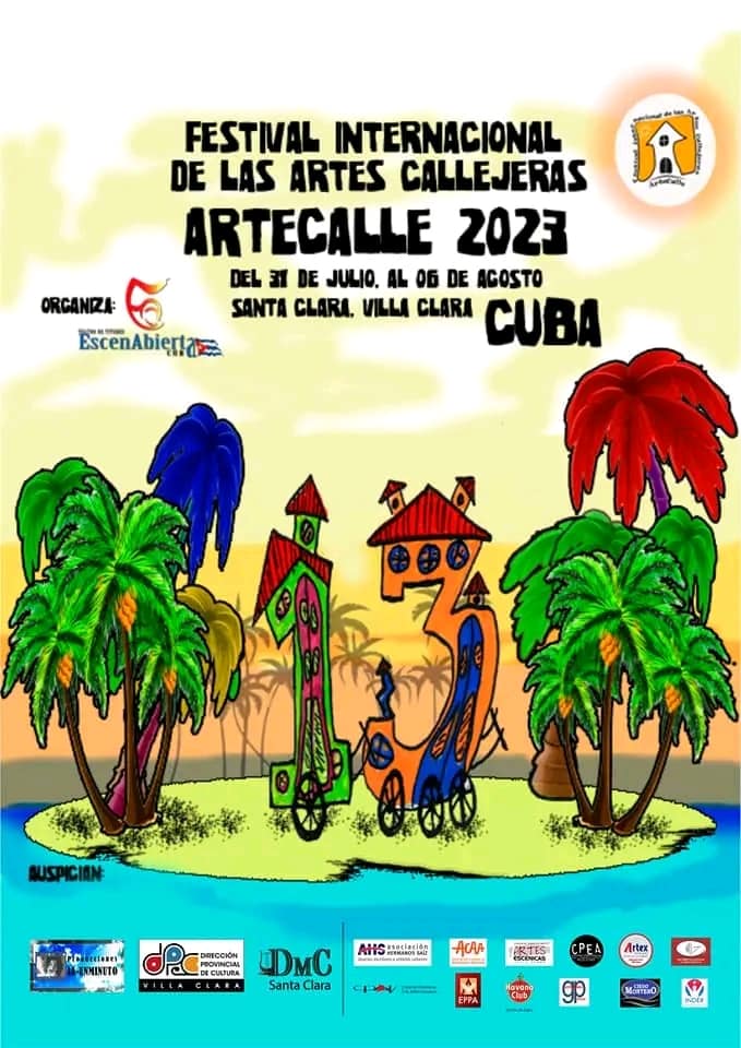 EstereocentroSC's tweet photo. #SantaClara vivirá del 31 de julio al 6 de agosto una jornada única con las celebraciones de la 13 edición del Festival Internacional de las Artes Callejeras 2023. Con diversas actividades programadas, artistas profesionales y aficionados compartirán escenarios en el Parque Vidal https://t.co/TloTQ2rsjv