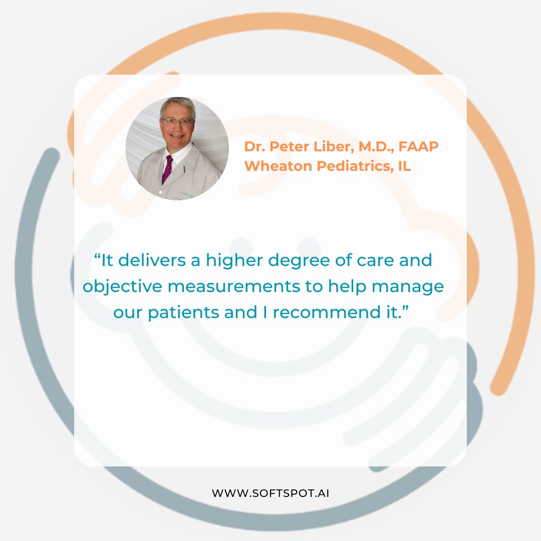 PediaMetrix_Inc's tweet photo. Take it from Dr. Peter Liber; SoftSpot should be used in every #pediatric practice. Our #AI and #computervision platform for the early detection and monitoring of cranial deformities can lower the cost for both parents and providers in addition to improving outcomes for children https://t.co/KFHjEb2mk7