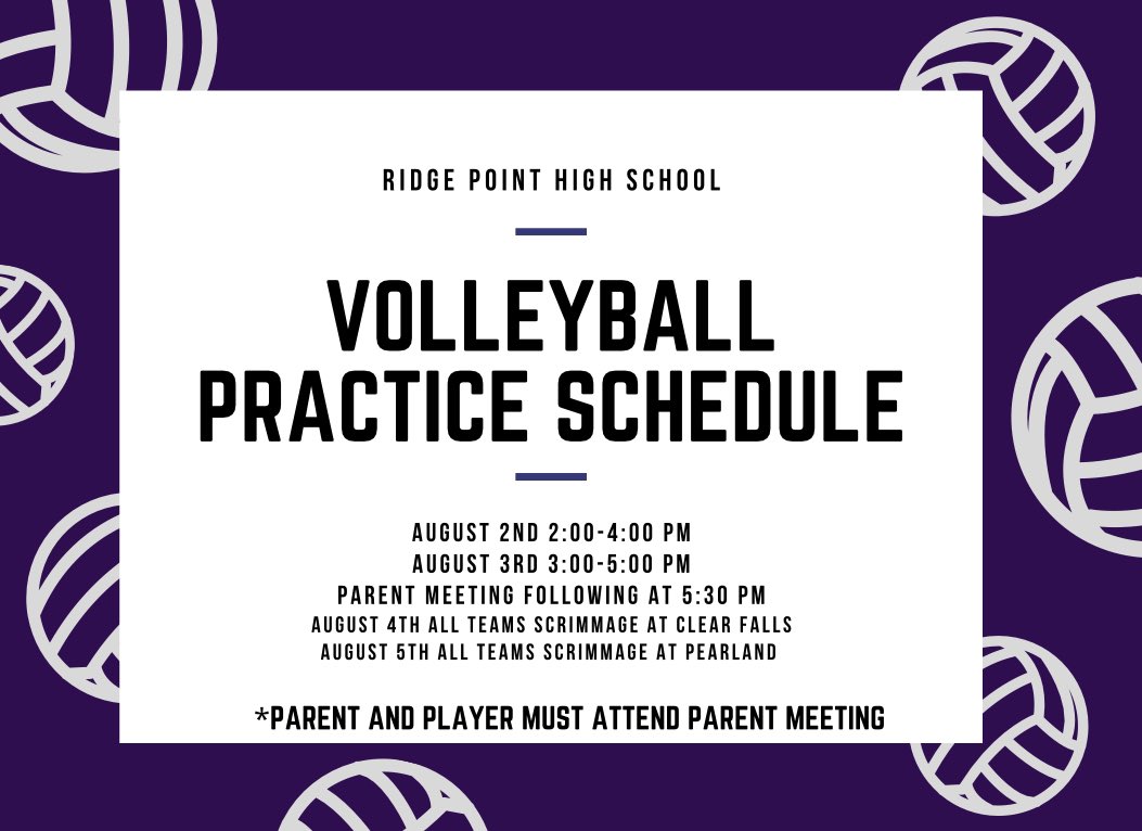 Please see the practice schedule pending tryouts and teams made. Practices and the parent meeting are mandatory! The scrimmage schedule will be given out at the parent meeting Thursday evening! Varsity team will be asked to stay longer after parent meeting! GOOD LUCK!#redemption