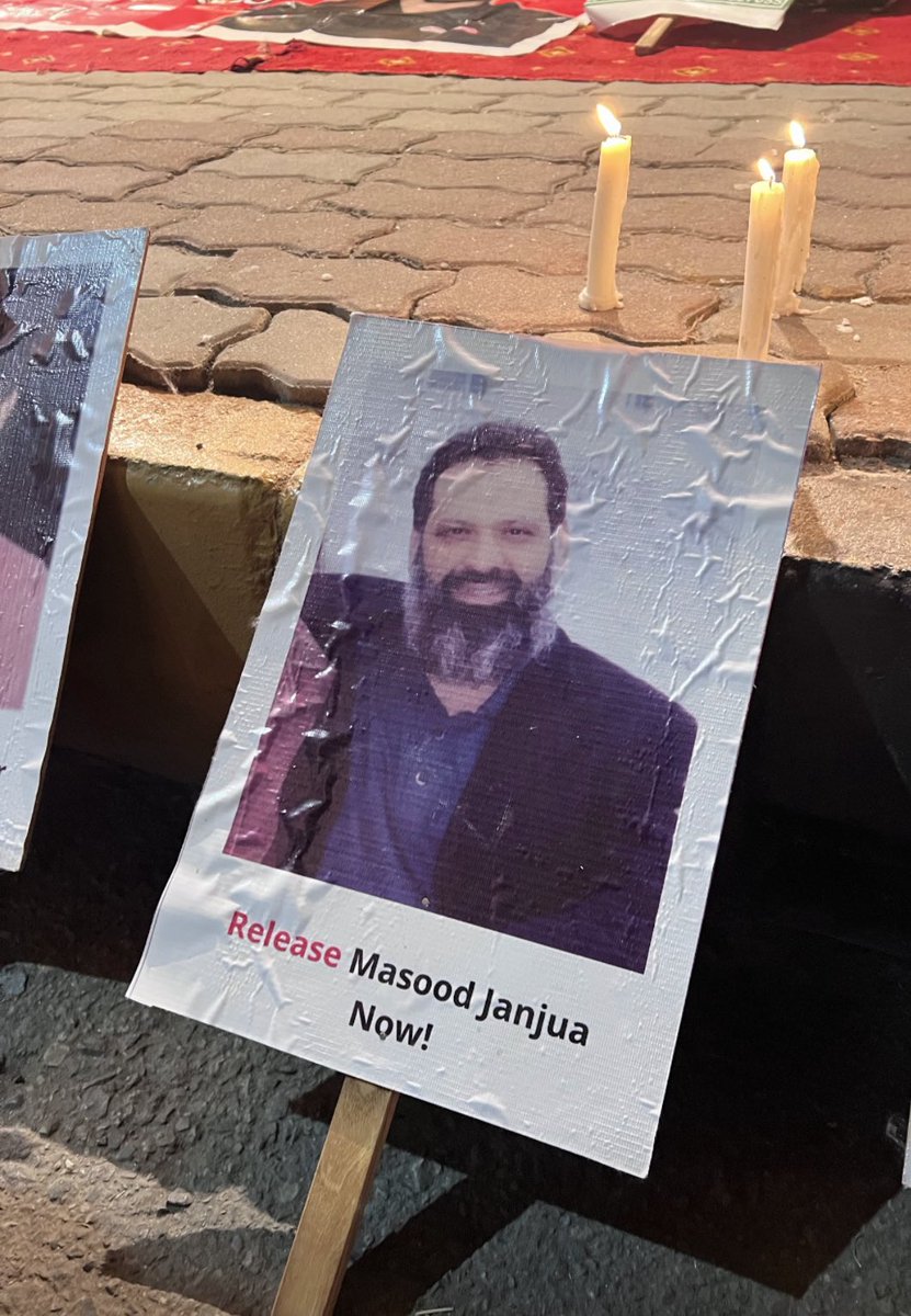 aymunsajid's tweet photo. Businessman. Educator. Philanthropist. 
Husband. Father. Teacher. 
Citizen of Pakistan. 
He is YOU. He is US. 
Is this what he deserves? What WE will be served? To be left as another face on a poster? Candles aglow and wept over?
#ReleaseMasoodandFaisal https://t.co/gXeA4lv2vf