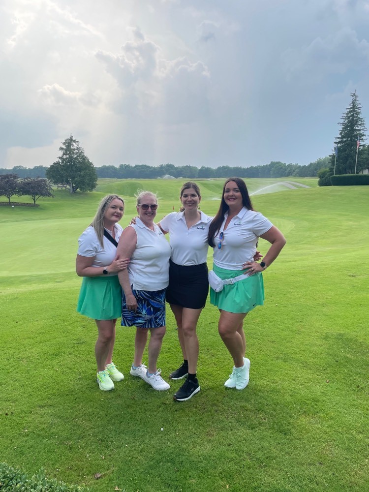 Softtek's tweet photo. Part of our amazing team participated last week in the 'Golf Classic Fundraiser' organized by the Michigan Council of Women in #Technology Foundation (#MCWT) to support the growth of #FemaleTech talent 🏌💻
#MCWTGolfClassic #WomenInTech #Softtek https://t.co/zB2N7dfIAT