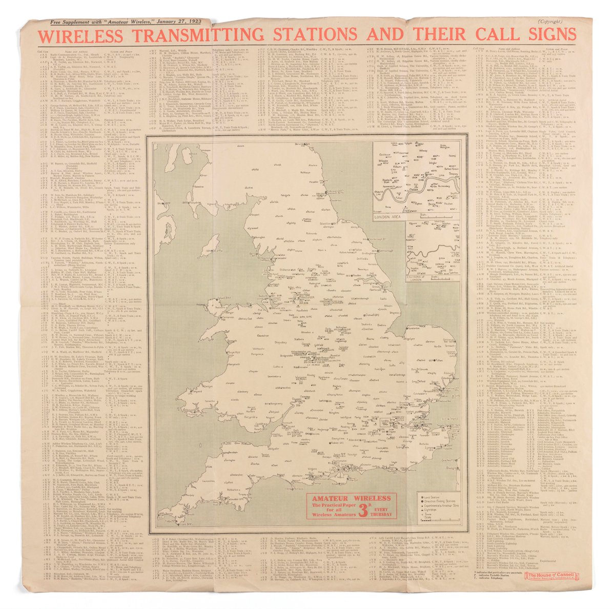 It replicates a map that was a supplement to Amateur Wireless magazine in January 1923, and is partly a test of techniques to gather such information and use mapping tools. 
The image was used in my #congruenceengine SMGJ paper on communications history journal.sciencemuseum.ac.uk/article/histor…