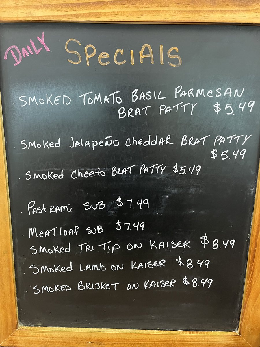 640Meats's tweet photo. Happy Monday! π
Lunch Specials for July 31, 2023
640 Meats
6410 E. Riverside Blvd
Loves Park, IL
815-633-9443
#640meats #815lunch #815foodie #lovesparkil #rockfordil #samwich https://t.co/ojjMAOep9u