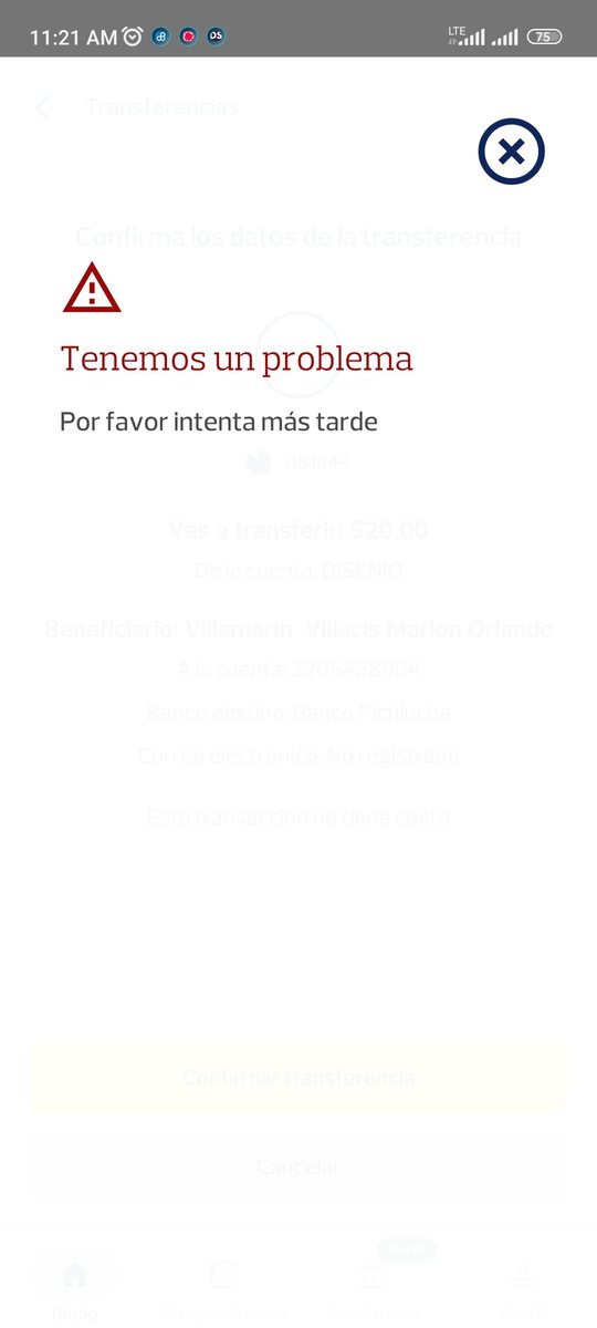 marlonovst's tweet photo. @BancoPichincha Sigo sin poder usar la aplicación https://t.co/IgCHpEZPyO