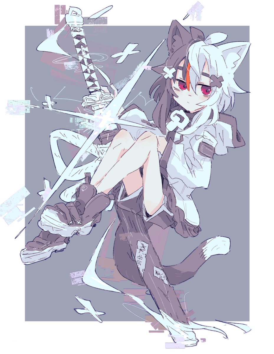 「」|菓しおりのイラスト