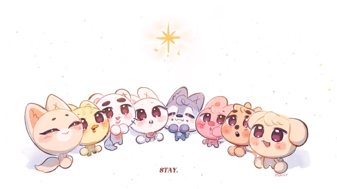     #FiveStarsforSTAY #거뜬하게_5년째_STAY해 #straykidsfanart
