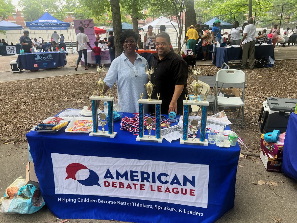 American_Debate's tweet photo. On July 29, we proudly served as a community partner @ NYS Assembly Speaker @CarlHeastie Annual BBQ. We gave out cold drinks, candy and chips, and free raffles for gift cards for back to school. #DebateChangeLives #Debate4All #DebateforAll #ADLEVENTS #DebateinthePark https://t.co/7YJRuaUMiO