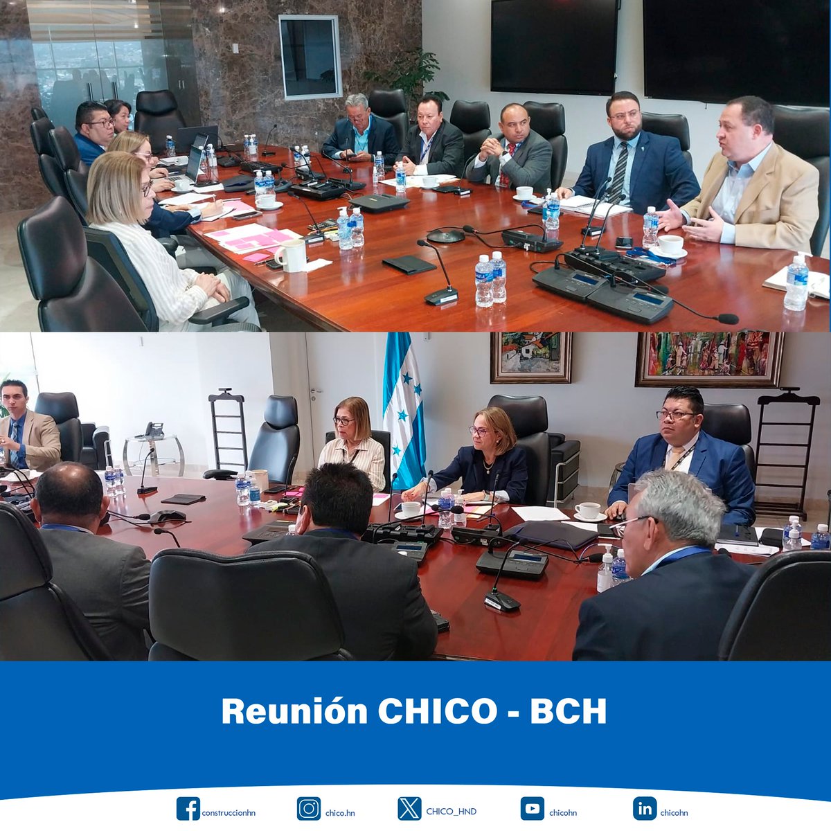 CHICO y BCH en amplio diálogo, sobre la importancia e impacto del Sector Construcción en el Bienestar y Economía  Nacional.