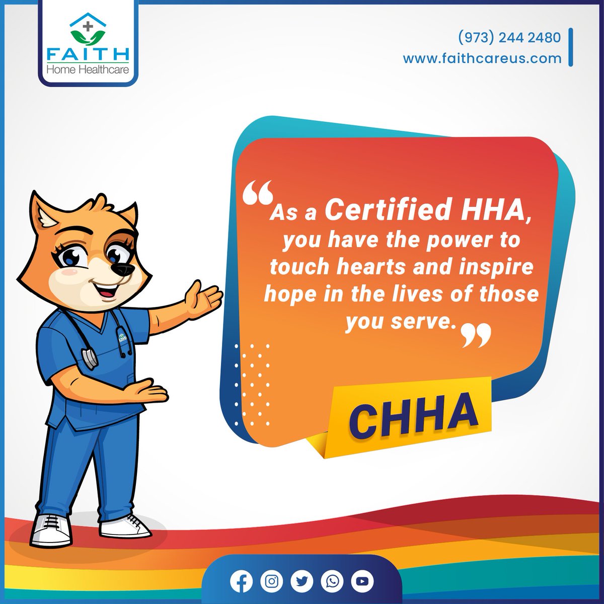 🏠As a Certified HHA, 👨‍⚕️ you have the power to touch hearts💙 and inspire hope in the lives of those you serve. 🚑✨
.
.
.
#mondaymotivation #caregiverheroes #chha #caregivers #homehealthcare #homehealthaide #healthcare #thoughts #quotes #inspiration #faithhomehealthcare #nj #usa