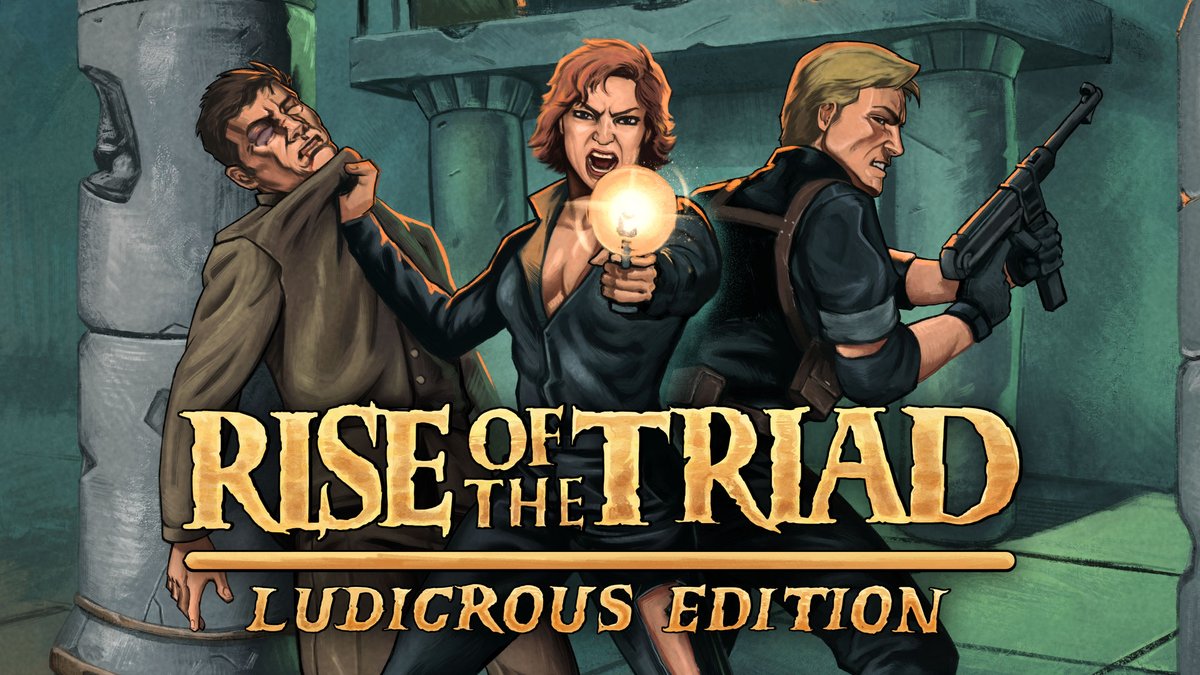 NightdiveStudio's tweet photo. ✨ Rise of the Triad: LUDICROUS EDITION is out NOW on Steam and GOG! ✨

https://t.co/sZ9UbduhQQ https://t.co/q6l8FO0F7t