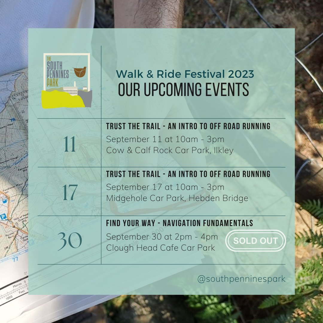 Move2Change CIC (@move2changec) on Twitter photo This <a href="/South_Pennines/">South Pennines Park</a> Walk & Ride Festival we will be hosting 3 FREE events!👏
To find out more and book your place head over to our Eventbrite👉shorturl.at/dIRX1
#southpenninespark #walkandridefestival #getoutdoors #freeevent #nature This <a href="/South_Pennines/">South Pennines Park</a> Walk & Ride Festival we will be hosting 3 FREE events!👏
To find out more and book your place head over to our Eventbrite👉shorturl.at/dIRX1
#southpenninespark #walkandridefestival #getoutdoors #freeevent #nature